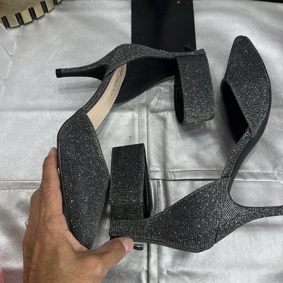 (T5)N by Nicole Miller - Women's Carty Pointed Toe Zip Pumps Stiletto Heel 8.5M - Picture 12 of 14